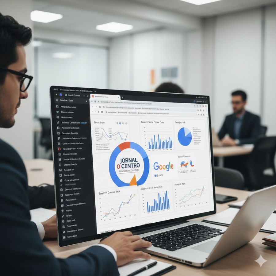 A interface técnica da Network JCN unindo o prestígio do Jornal O Centro com algoritmos de busca. Foco na implementação de estratégias de E-E-A-T do Google, transformando conteúdo jornalístico em ativos digitais de alta performance para empresários que buscam a verdadeira Soberania Digital.